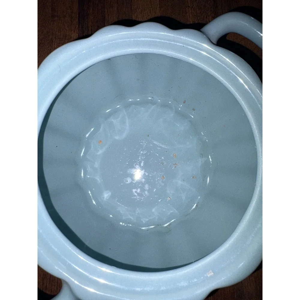 Crofton Light Blue Pumpkin Stoneware Cocotte Mini Casserole Dish with Lid